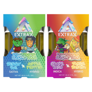 Delta Extrax - Adios Collection - Delta 9P THC 2g Duo Carts (10 pieces)